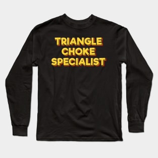 Triangle Choke Specialist Long Sleeve T-Shirt